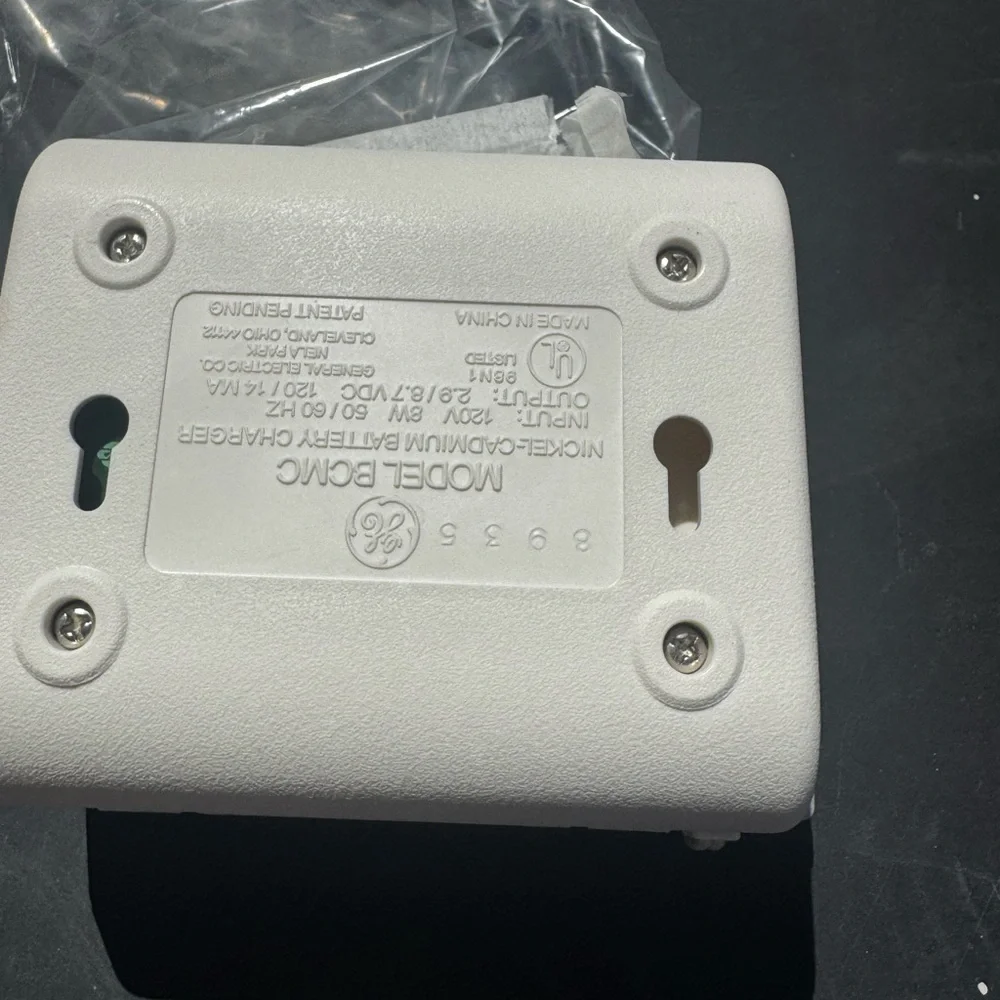 GE Charge Battery Charger - Black and Silver